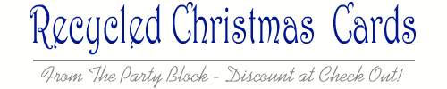 Recycled Christmas Cards